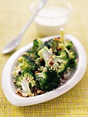 Broccoli and walnut salad
