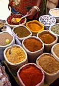 Selection of ground spices