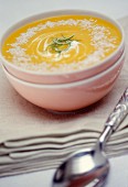 Pumpkin soup with coconut milk and ginger