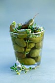 Thyme olives