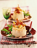 Cod flan with white beans