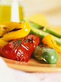 Grilled peppers