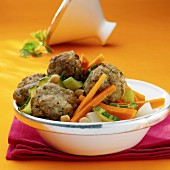 Couscous with meatballs