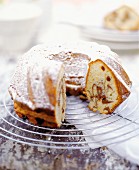 Kouglof (Alsatian Bundt cake) with icing sugar