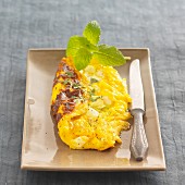 Greek style omelette