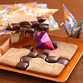 A sweet chocolate-dipped puzzle