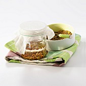 Seeds in a preserving jar
