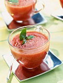 Tomato and watermelon gaspacho