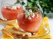 Chilled creamed tomatoes