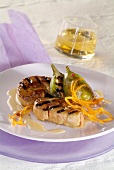 Grilled foie gras with figs