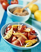 Tomato salad with confit lemon