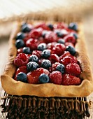 Summer fruit tart