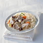 Veal Blanquette with rice