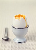 Soft-boiled egg in an eggcup