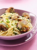 Spaghettis with littleneck clams