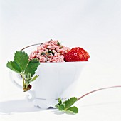 Taboule mit Erdbeeren