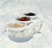Various types of quinoa