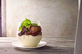 Creamy risotto with Foie gras and ceps