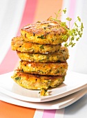 Feta and vegetable cakes