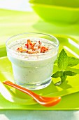 Bulgarian chilled cream of cucumber soup