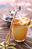 Souffle with parmesan and nutmeg