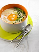 Coddled egg with herbs