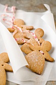 Angel-shaped shortbread cookies