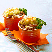Potted duck Parmentier