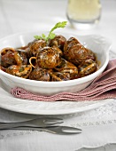 Snails in tomato sauce