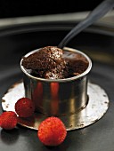 Moelleux au chocolat (Weicher Schokoladenkuchen, Frankreich)