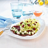 Endive and beetroot salad