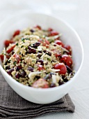 Quinoa tabbouleh with red kidney beans