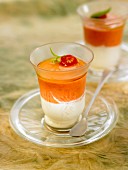 Goat's cheese and tomato Chupitos