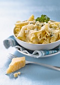 Penne with four cheeses