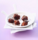 Chocolate and pepper truffles