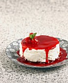 Raspberry cream dessert