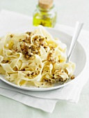 Tagliatelles with mushrooms