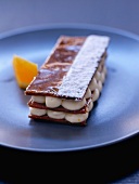 Caramelized Mille-feuille with orange zests
