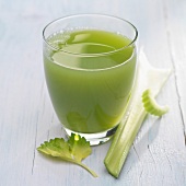 Celery stalk,cucumber and lettuce juice