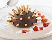 Hedgehog-shaped Mikado cake