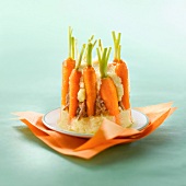 Beef-carrot mini savoury Charlotte