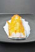 Poached smoked haddock with cream