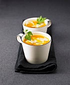 Cream of pumkin and parmesan soup