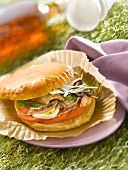 Pan bagna (Sandwich mit Nizzasalat, Frankreich)