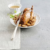Pheasant with walnuts