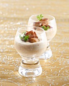 Creamed beans with foie gras