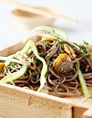 Soba with cockles
