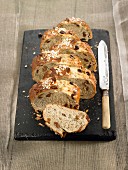 Raisin and walnut brioche -style bread