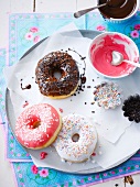 Decorating donuts