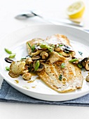 Sole with mushrooms